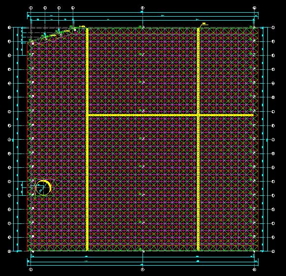 大兴安岭东营金岭化工大王煤棚网架